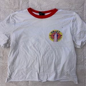 Cropped OBEY T-shirt